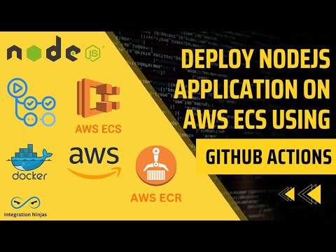 Deploy NodeJS Application on AWS ECS Using GitHub Actions