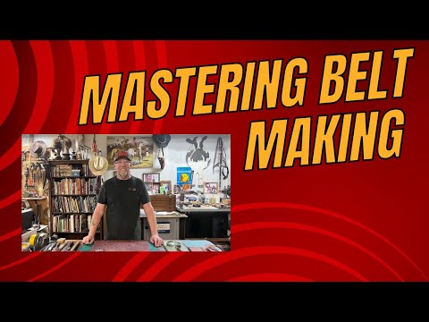 Mastering Belt Making: Top Tips And Tricks Revealed! Episode 8 #leather #youtube #youtubevideo