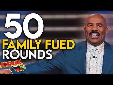 50 FUNNY Family Feud Steve Harvey Answers & Rounds 2024!