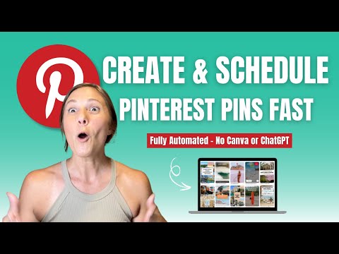🎯How to Plan and Schedule a Month of Pinterest Pins in Minutes - Create Pinterest Pins FAST!