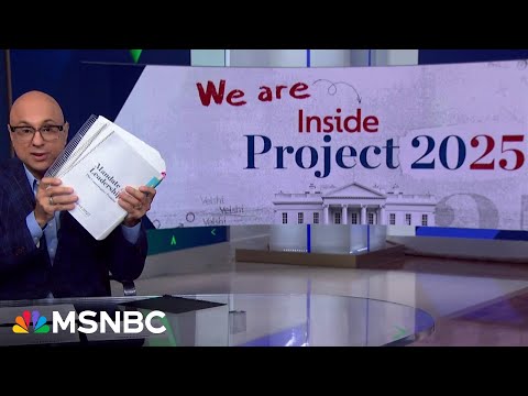 We warned you about Project 2025. Well, it’s here…