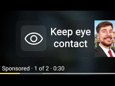 I added eye-tracking to YouTube ads