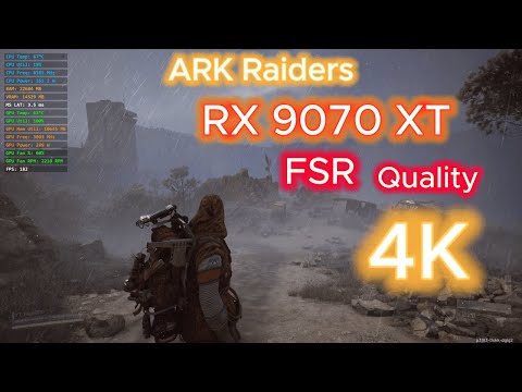 Arc Raiders : 4K FSR 4 Cinematic Settings | RX 9070 XT 16GB FSR 4 Quality ON