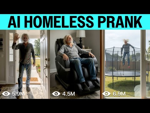 How To Make AI Homeless Prank Videos
