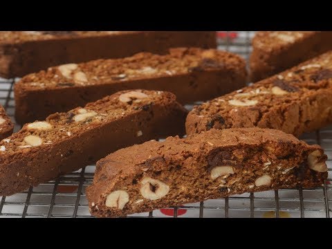 Gingerbread Biscotti Recipe Demonstration - Joyofbaking.com