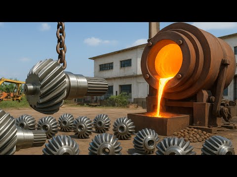 Making a Truck Pinion from Scratch | Casting, Machining & Finishing