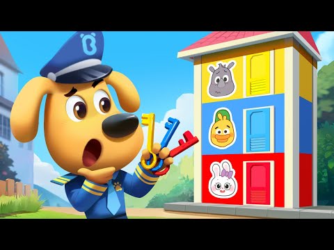 Police Find the Missing Keys | Safety Rules | Kids Cartoon | Sheriff Labrador | BabyBus TV