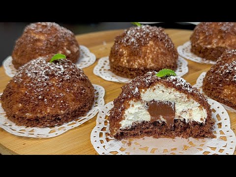 Les dômes les plus faciles du monde ! Rapides, trop bons ✨ Un dessert de Noël parfait 🎄