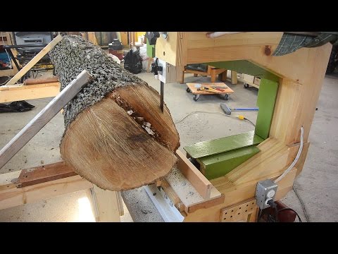 Bandsaw-on-a-dolly sawmill