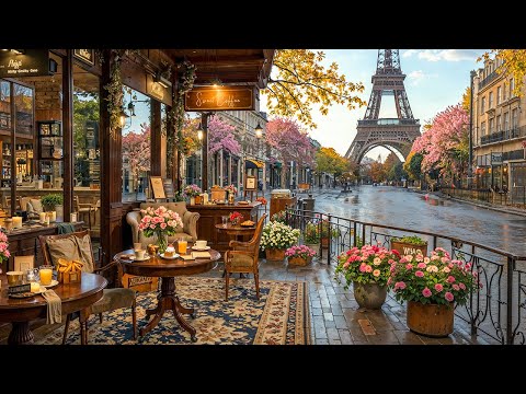 Springtime Jazz in Paris π· Relaxing Bossa Nova & Romantic Jazz Music by the Eiffel Tower