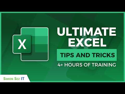 Ultimate Excel Tips and Tricks - 4+ Hours Tutorial of Step by Step Training