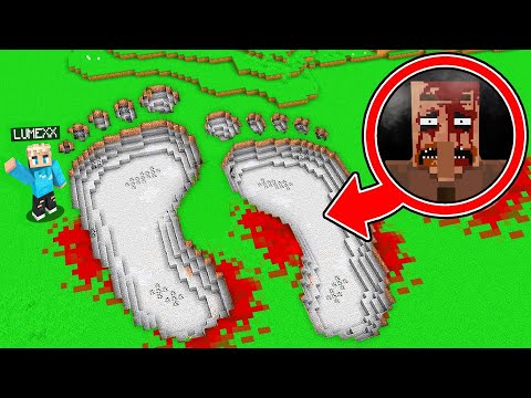 Ich FINDE ein BLUTIGES VILLAGER LOCH...😨 (Minecraft)