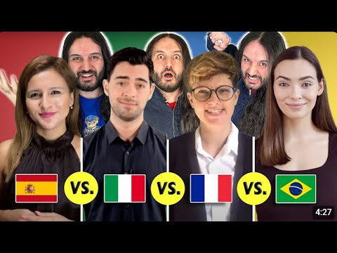 Spanish vs. Italian vs. French vs. Portuguese | Romance Languages Comparison METATRON