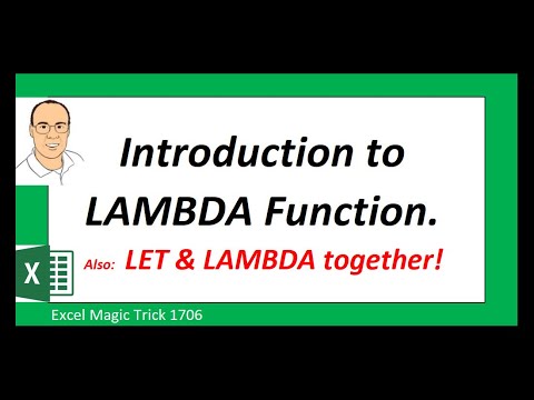 LAMBDA Excel Function. LET & LAMBDA together to make Single Cell Reports. Excel Magic Trick 1706