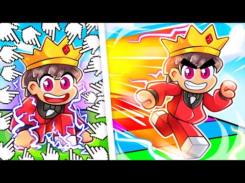 Going 7,819,461 MPH in Roblox RACE CLICKER!