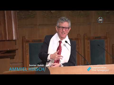 Rabbi Ammiel Hirsch on the Israeli Hostage Release (Stephen Wise Free Synagogue, NYC)