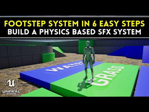 UE5 Metasounds: The Footstep Edition! - SFX That React To Different Surface Types in 6 Easy Steps