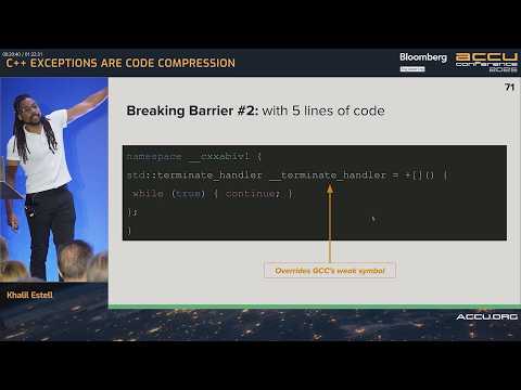 C++ Exceptions - Khalil Estell