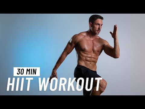 30 Min Fat Burning HIIT Workout - ALL STANDING - No Equipment, No Repeat