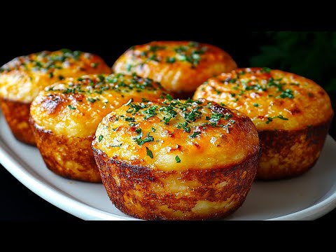 Do you have potatoes and 2 eggs?!  These potato muffins will impress everyone instantly!