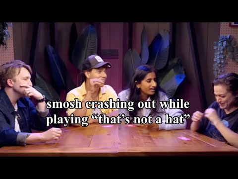 smosh crashing out while playing "that's not a hat"