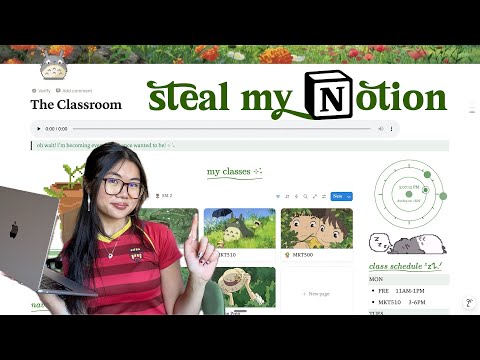 how i use notion as a busy uni student *EASY + beginner friendly* | notion tour + tips