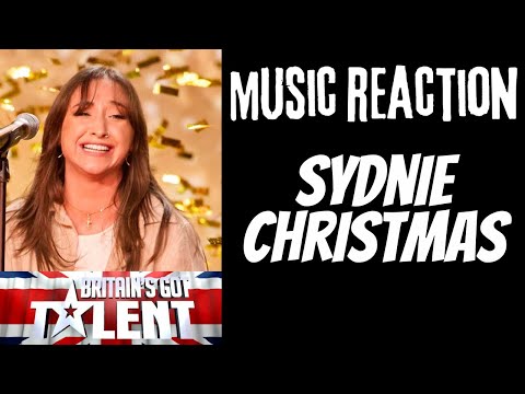 Music Reaction - Sydnie Christmas wins GOLDEN BUZZER with beautiful cover of 'Tomorrow' | BGT 2024