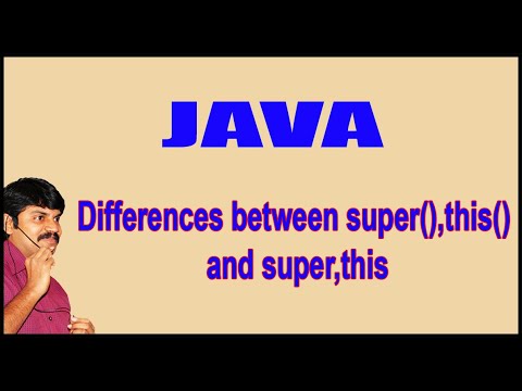 Java Constructors || Differences between super(),this() and super ,this || by Durga Sir