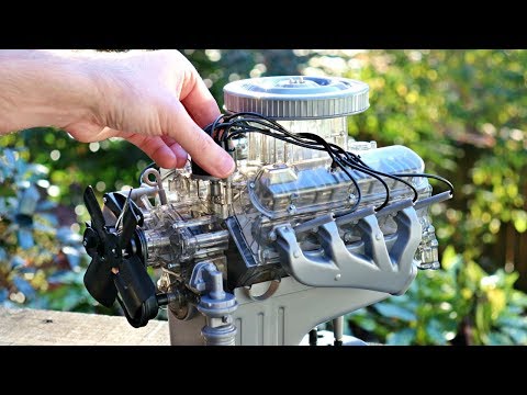 Ford Mustang V8 K-Code 289 Engine Model Build - Stop Motion