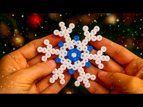 Easy DIY Snowflake ❄️ Stunning Christmas Ornament Idea