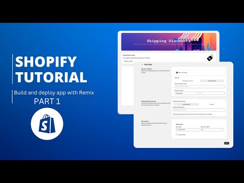 Shopify App Development | Build and Deploy Remix App
