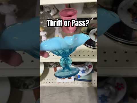 Antique Northwood Glass at the Thrift Store #thriftfinds #thrifting #antiques