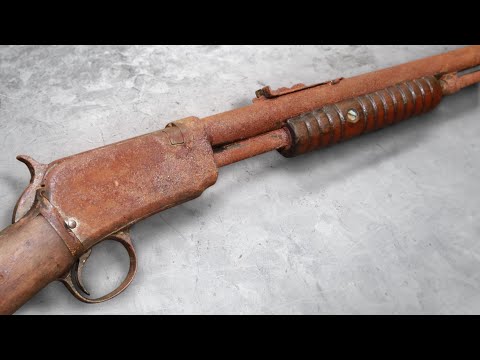 Restoring a 1906 Heavily Rusted Pump Action Rifle
