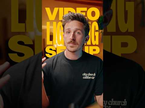 The Secret to Crispy Video Quality is Lighting!💡