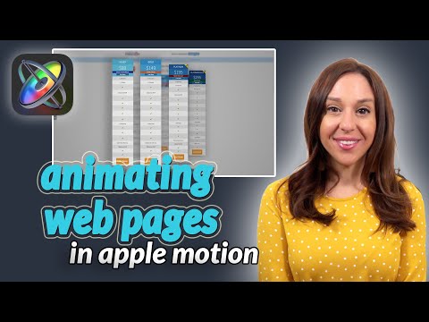 Animating Web Pages in Apple Motion