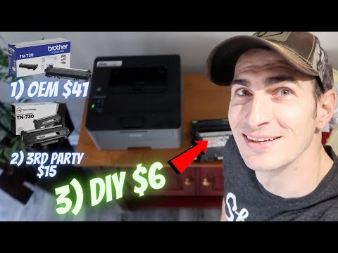3 Ways How to Change (and refill) Brother Toner | Refill or Replace Toner DIY Tutorial