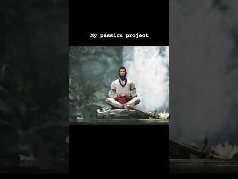 Hanuman Meditating in jungle