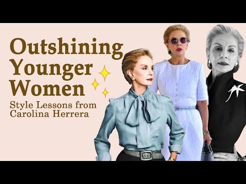 Carolina Herrera at 86: A Timeless Icon of Elegance ✨ | Style Tips for Women 50+