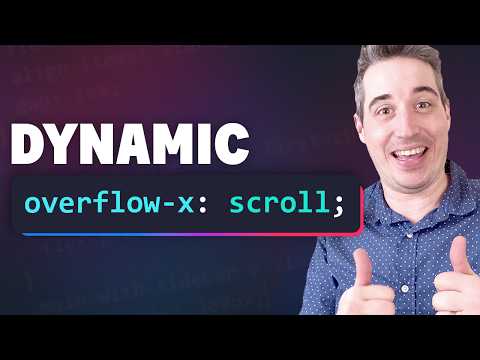 Dynamic horizontal scrolling based on the amount of content