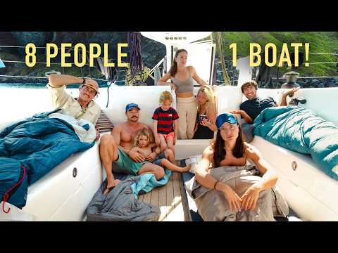 8 People. 2 Beds. 6 Months at Sea... will this work?