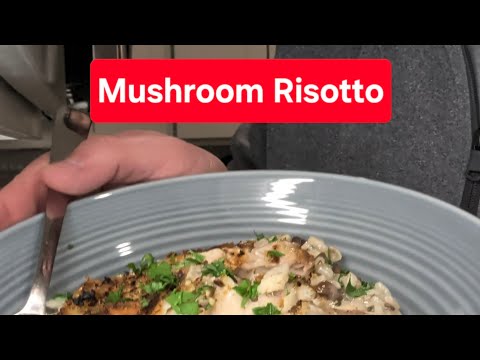 BrandonCooks Part 2 of the evening, Mushroom Risotto!