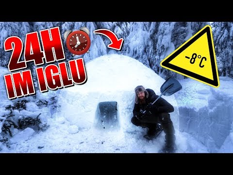 24H BIVOAC IGLU building with new equipment - Bivouac sack & Defense 6 - Overnighter overnight stay