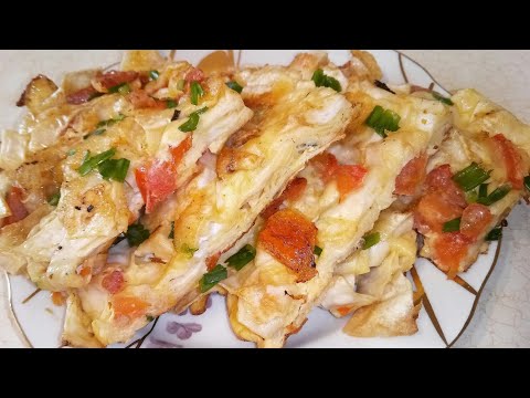БЫСТРЫЙ завтрак ИЗ ЛАВАША. Вкусный и сытный завтрак.