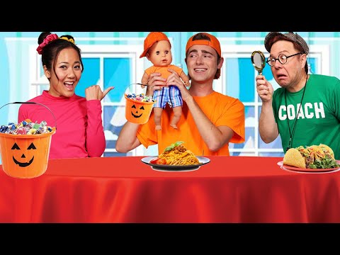DIY Halloween Trick or Treat Song with Ellie and Jimmy | Ellie Sparkles Show