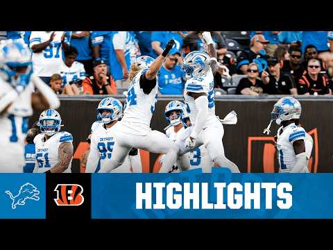 Detroit Lions win FOURTH STRAIGHT with a 37-24 victory vs. Bengals | 2025 NFL Season Highlights