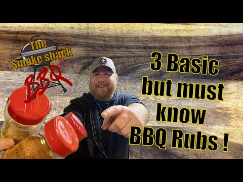 3 Super simple must know BBQ Rubs!