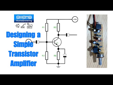 57 - Designing a Simple Transistor Amplifier