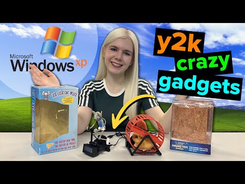 Are These The Weirdest PC Gadgets You Have Ever Seen? // Y2K USB Hamster Wheel & Exercising Mouse