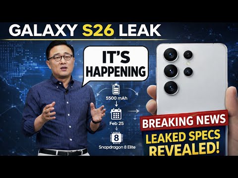 Samsung Galaxy S26 Ultra Mega-Leak: Official Launch & Specs!