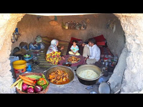 Exploring Iran's Nomadic Life Style | Cooking Persian Barberry Rice with Chicken